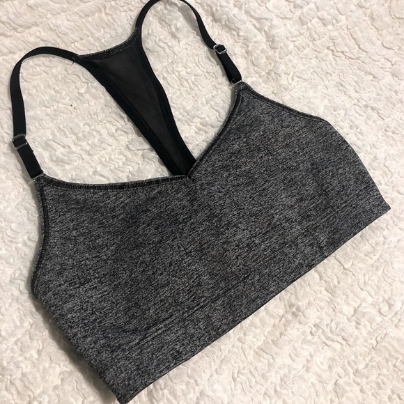 Victoria's Secret Other - VSX Gray Longline Mesh Racerback Sports Bralette
